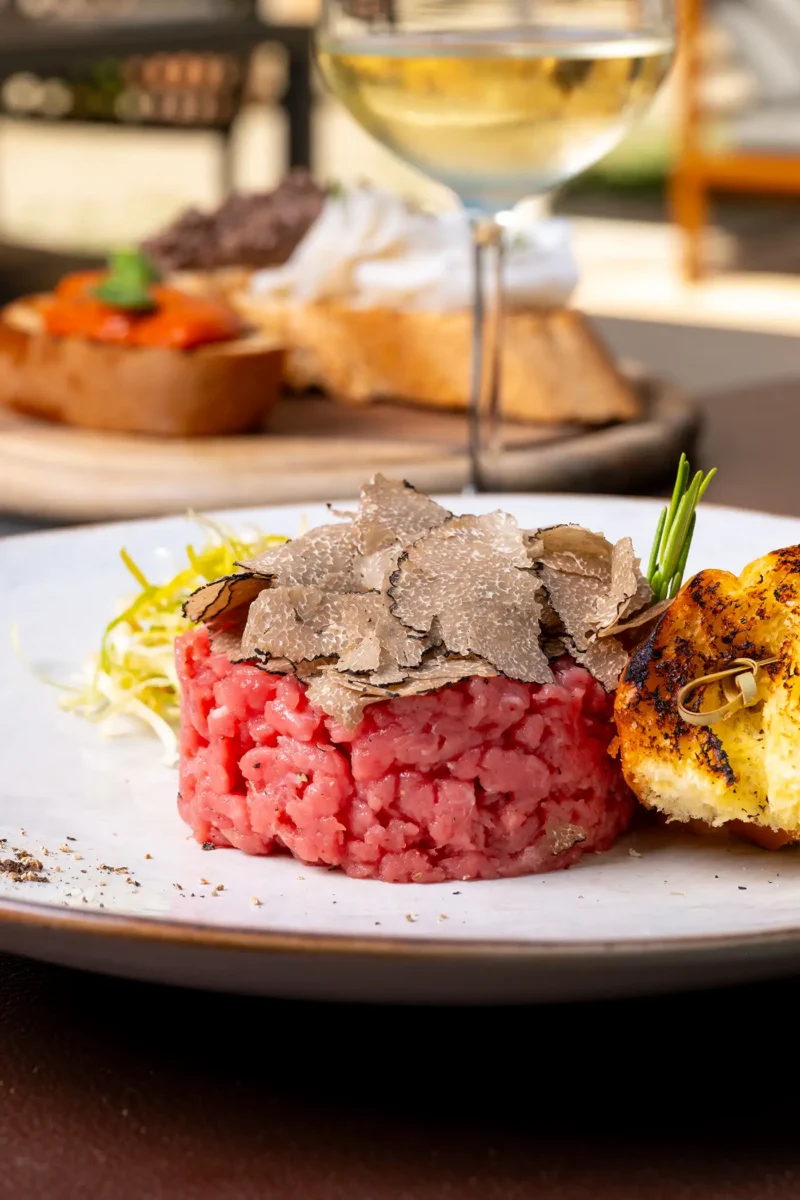 Osteria della Fratta - Tartare della Chiana e Crostini