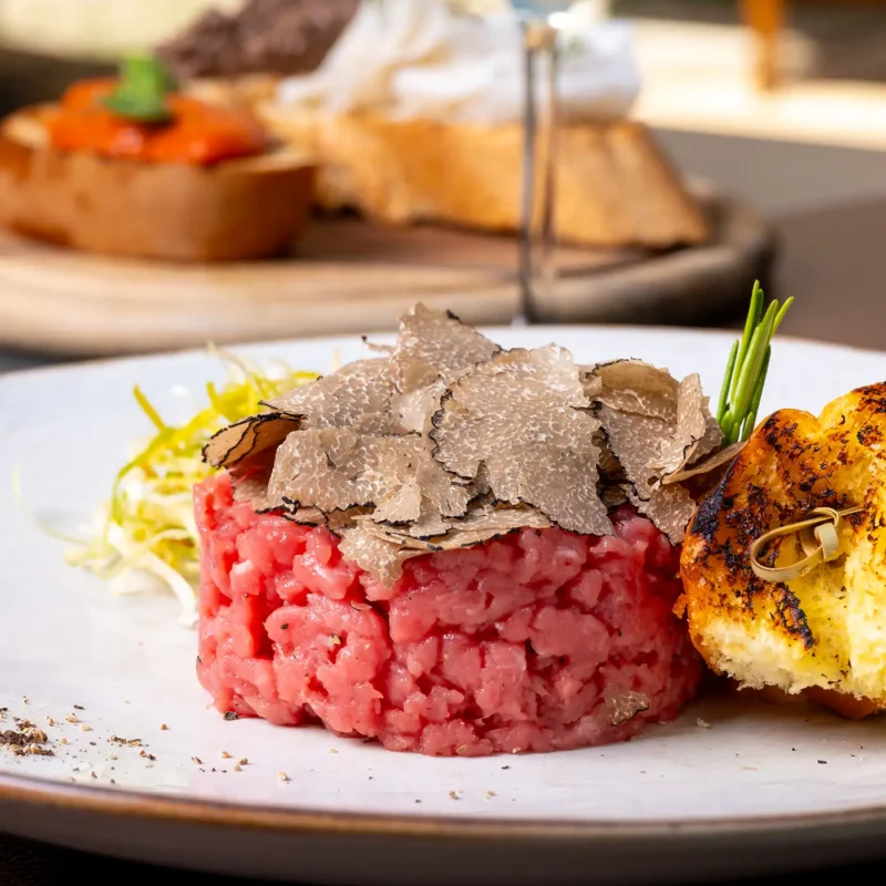 Osteria della Fratta - Tartare della Chiana e Crostini